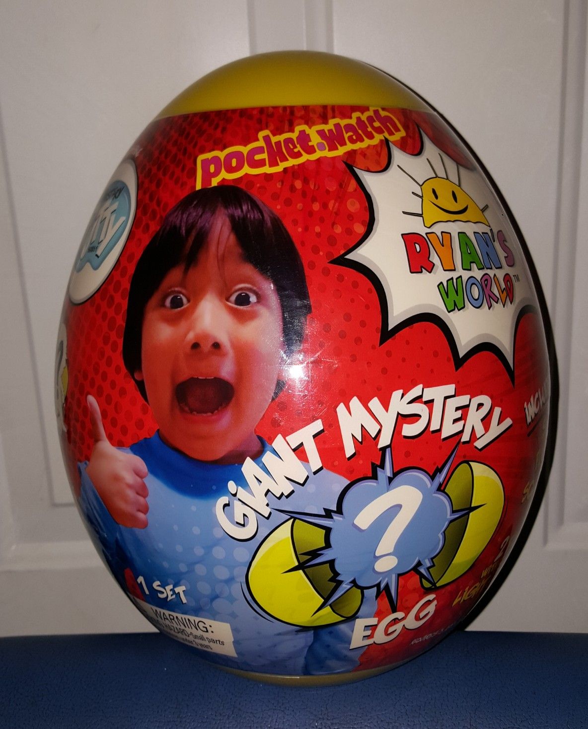 Ryan's World Red Giant Mystery Egg Toy Target Exclusive Surprise Toys Slime