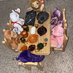Table Play Set For Dolls