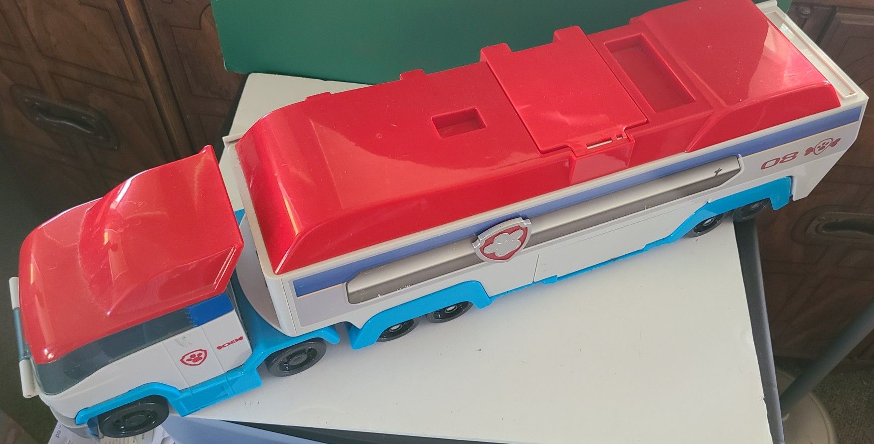 The Paw Patroller Ultimate Rescue Vehicle.