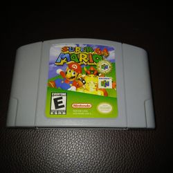 Super Mario Nintendo 64 Game$30firm