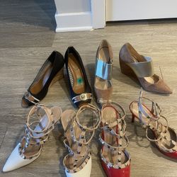 Women Size 8 Heels And Wedges