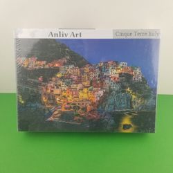 Anliv Art 1000 pcs Jigsaw Puzzle of the Beautiful City of Cinque Terre, Italy 