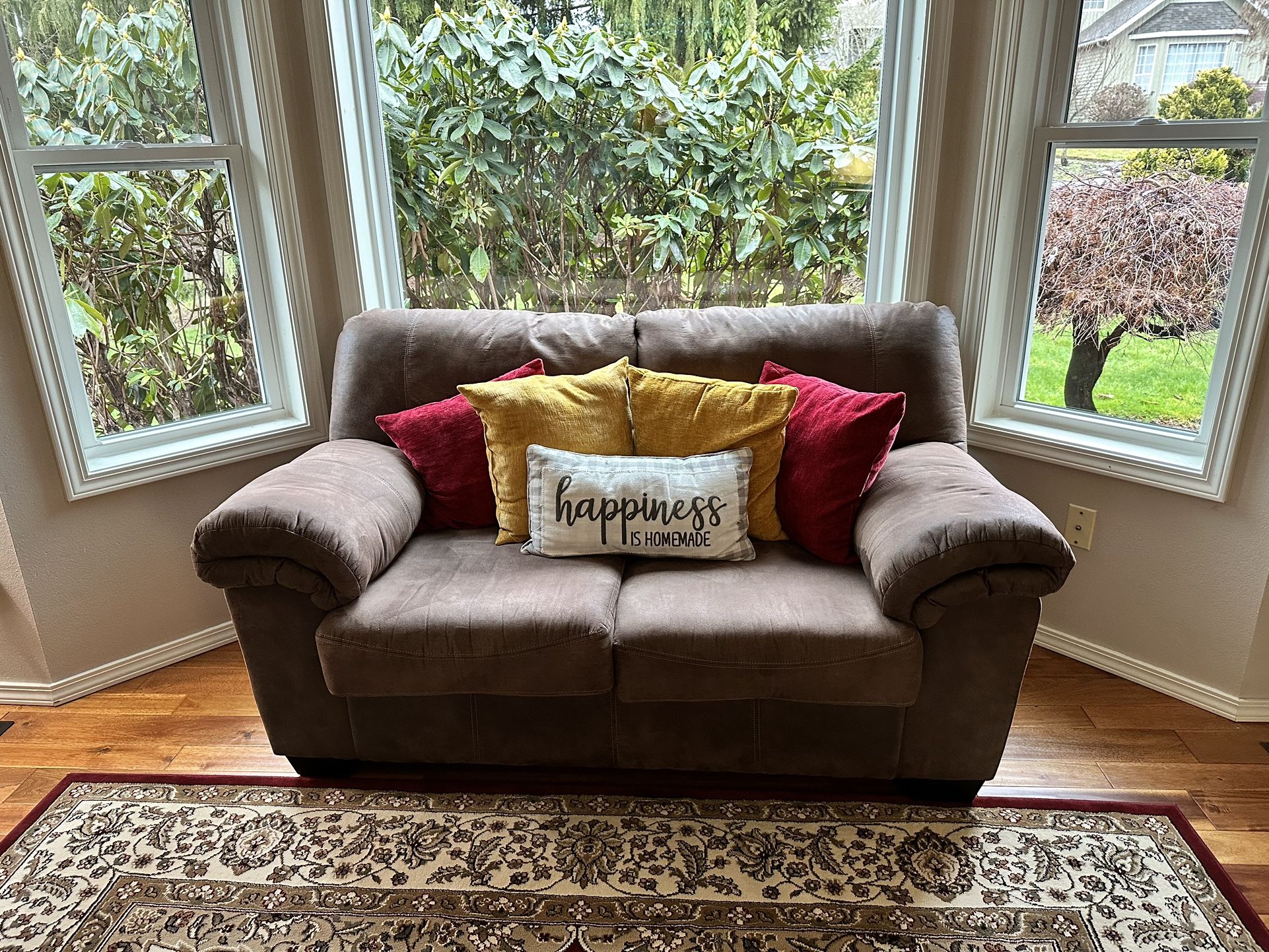 Set Of Two - Ashley Darcy Sofa Polyester Upholstery