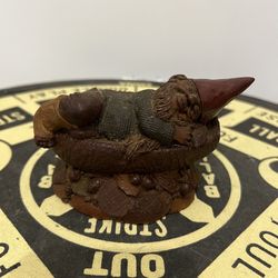 Tom Clark Gnome COUCH POTATOE Signed Figurine #30 Potato Television 1988