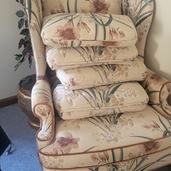 CHAIR & CUSHIONS