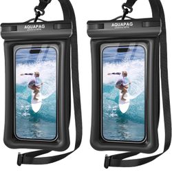 Brandnew Waterproof Phone Pouch 2 Pack-Up to 7.0"，Adjustable Neck Lanyard Floating Waterproof Phone Case for iPhone,Phone Dry Bags for Vacation Beach 