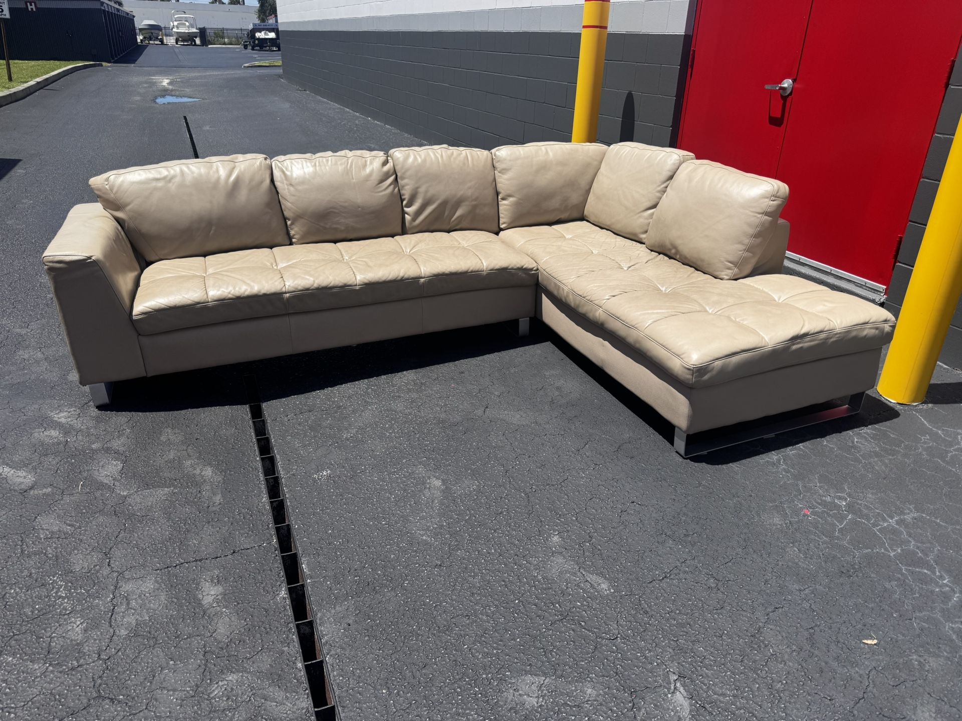 Leather Sectional Couch
