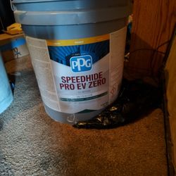25gallons of paint white paint and primer 