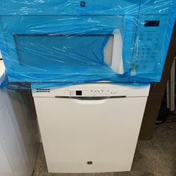 New Ge Microwave & Dishwasher 