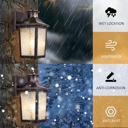 Filiano motion sensor outdoor lights