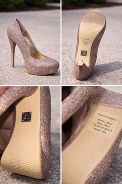 Bakers Glitter Platform Heels 8.5 – Like New