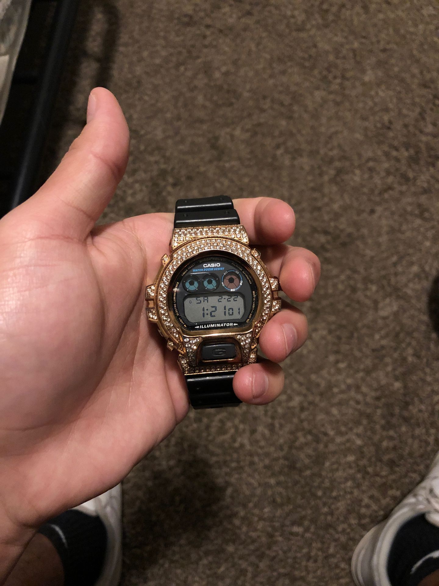G shock Casio watch iced out
