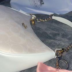 White Coach Purse 