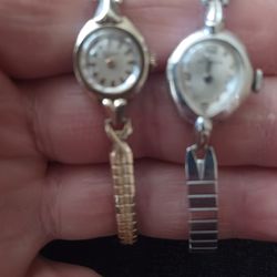 Vintage from the 50" Wittnauer manual winding ladie watches, working, Collectible both one price only pick up