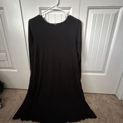 Black Long Sleeved Dress