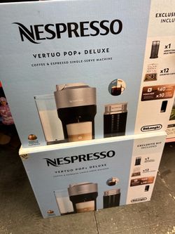 Nespresso Vertuo Pop+ Deluxe Coffee Machine Bundle