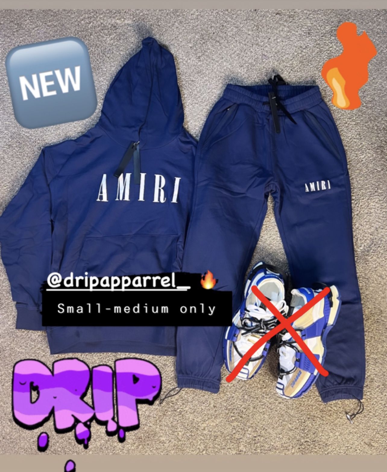 Amiri Hoodie & Joggers