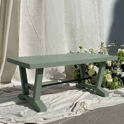 Sage green coffee table SOLID