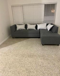 Sectional L Furniture Pillows Included. Brand New