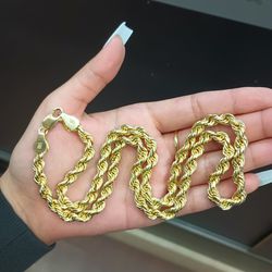 14k Gold Rope Chain