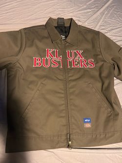 Wckdthghts KluxBuster Dickies Work Jacket Olive Green
