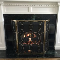 Brass Fireplace Screen