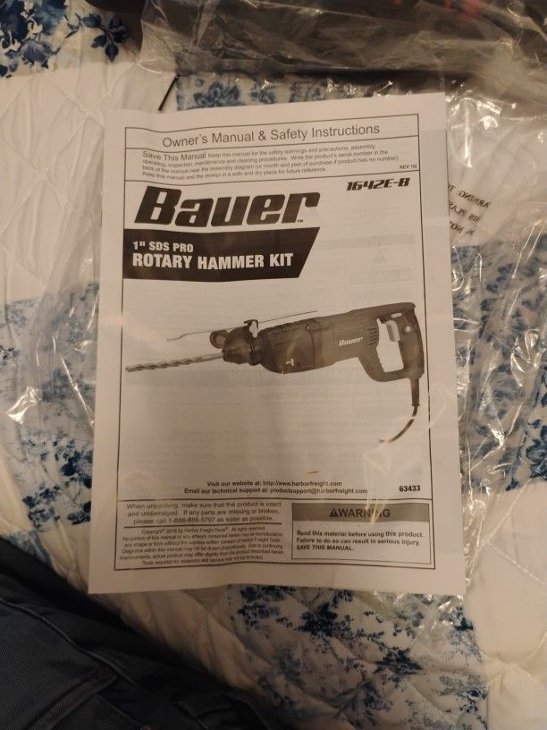 BAUER ROTARY HAMMER KIT