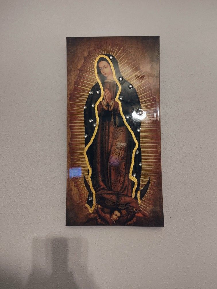 Virgin Mary Photo Canvas