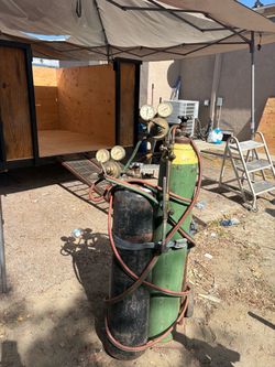 Oxy-Acetylene Torch Welding Set with Cart