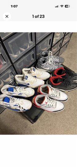 Nike Air Trainer Air Max Jordan Sz 11 11.5 12  - 5 pair lot 175 till SUNDAY