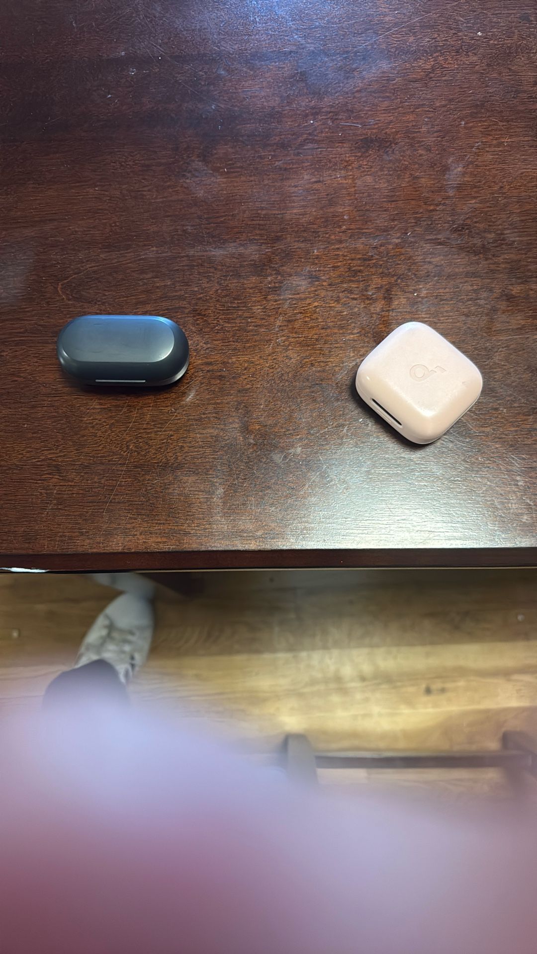 Earbuds And Amazon Alexas Too AndTwo Guitars One Is A Fender Donner Dlp124s