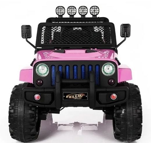 💕💕!!BRAND NEW 12V LUXURY REMOTE CONTROL Electric Ride On Car Power Wheels Big Kid Jeep Sport with FM RADIO, colorful LED light bar and Bluetooth