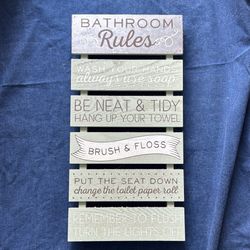 Bathroom Frame Decoration 