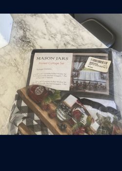 New Kitchen Curtain  Measurements Its On The Picture Feel Free To Ask Also I Have 2 Used Can Do Half Price