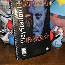Playstation 1 Ps1 Krazy Ivan Longbox Complete 