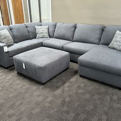 Slate Gray New Sectional 