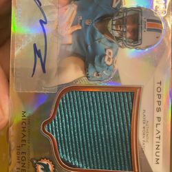 2012 Topps Signed Micheal Egnew 