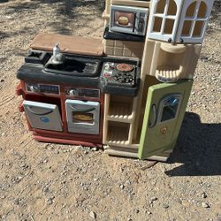 Step2 Play Kitchen 42 Inches High By 37 Inches Long And 18 Inches Wide