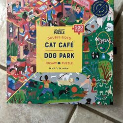 Double Sided Cat/Dog Puzzle