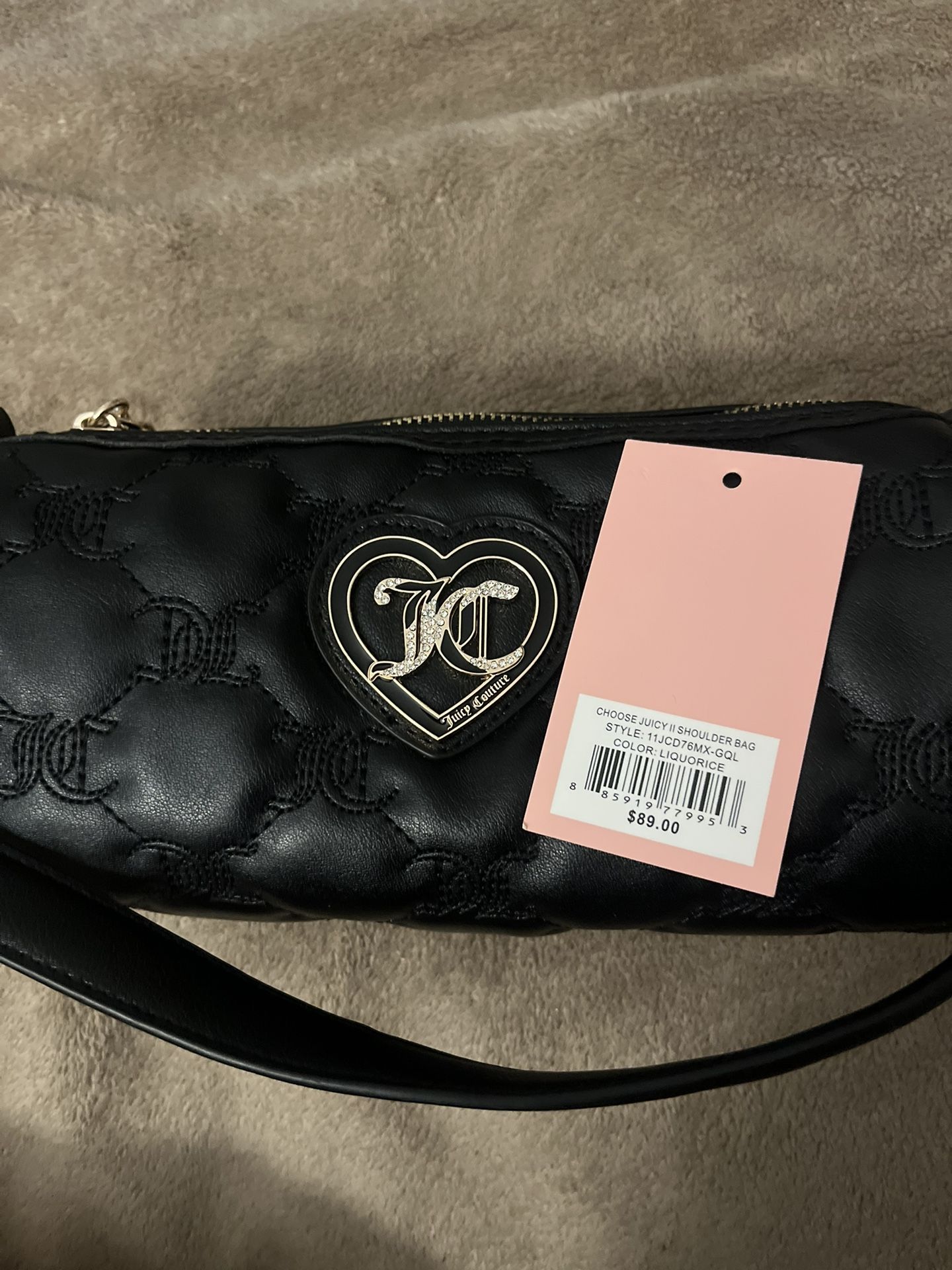 Juicya Couture Shoulder Bag Cylinder with Tags
