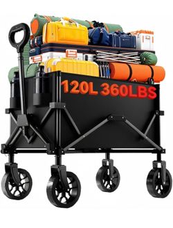 Foldable wagon cart for camping