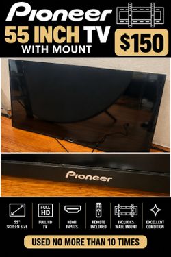 Pioneer 55" tv