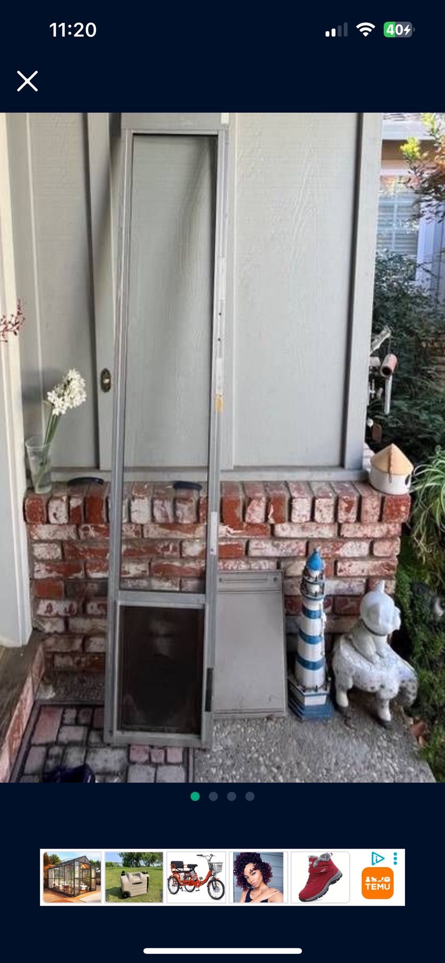 Pet Door Insert For Patio Door