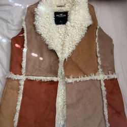 Hollister Faux Fur Vest
