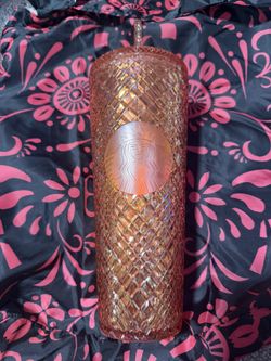 Starbucks 24oz Rose Gold Studded Tumbler