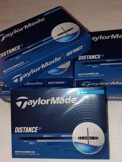 6 boxes of Taylor made distance golf balls