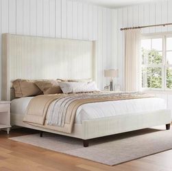 ❤️‍🔥 #A  King Size Upholstered Bed Frame
