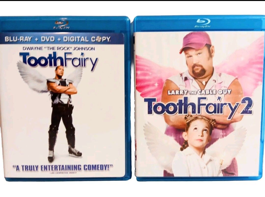 The Tooth Fairy: 1 & 2 Blu-ray + DVD 2010 3-Disc Set Digital Copy Brand New