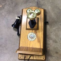 Vintage Wall Phone Working Condition 