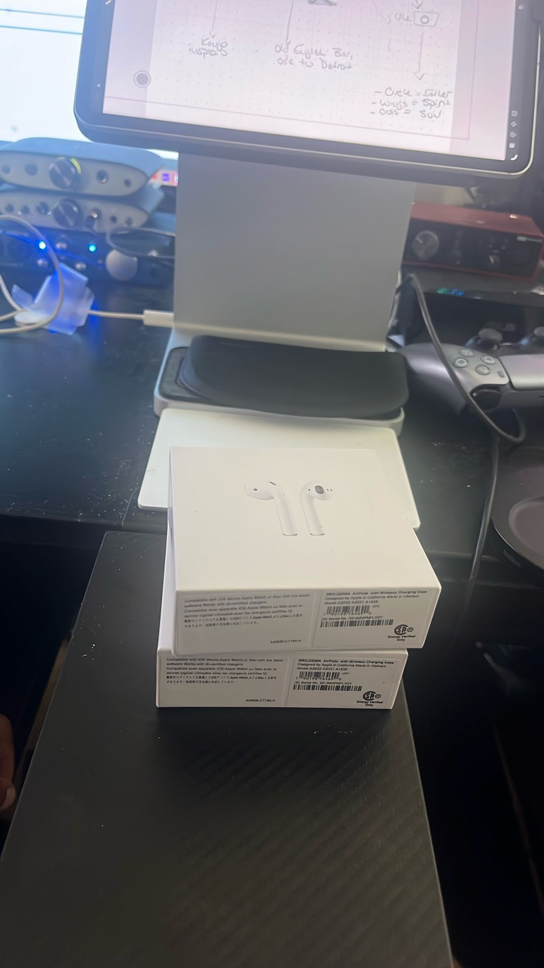 Both AirPods 2s (USED TWICE GOOD CONDITION)